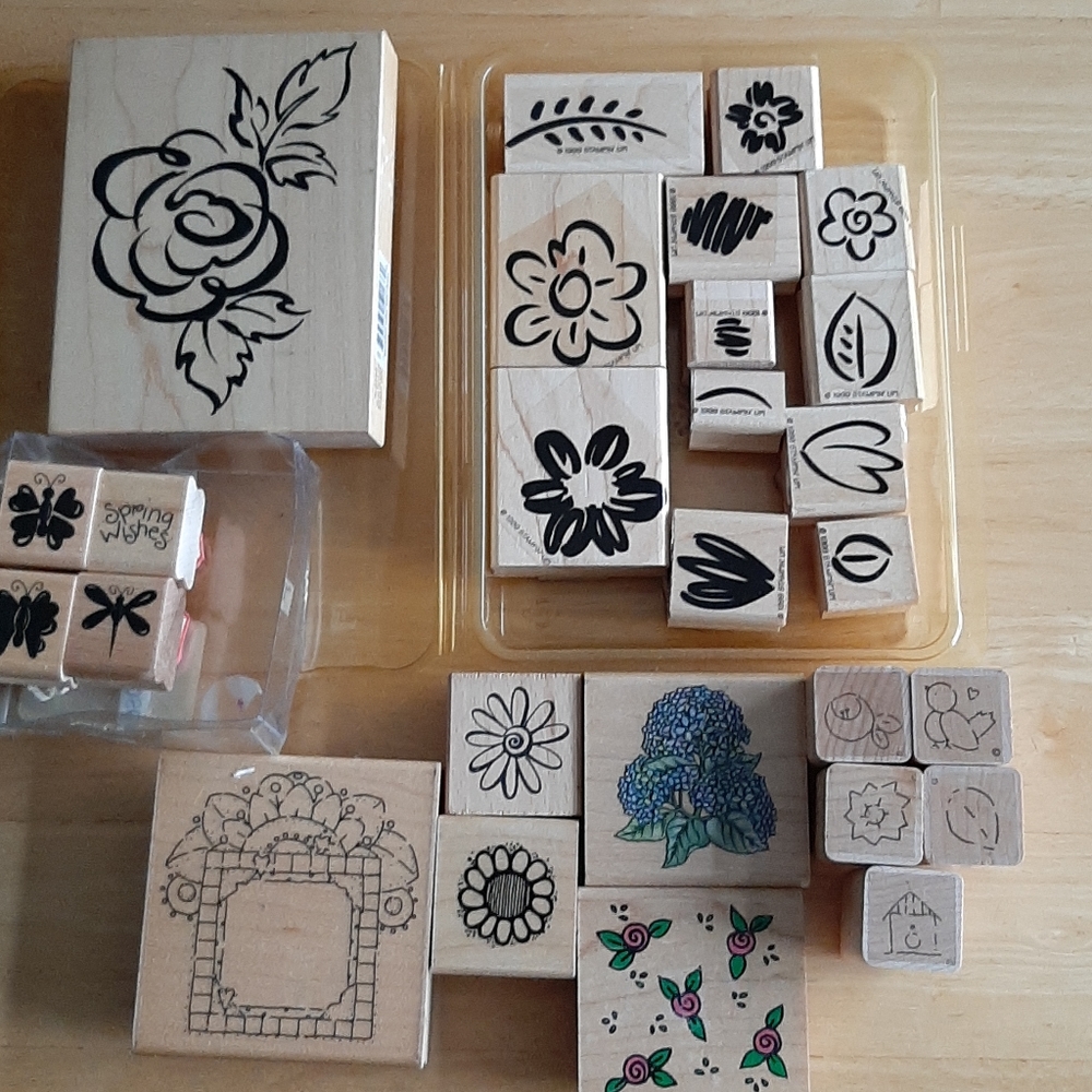 Scrapbooking/card making floral set